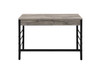Disho - Weathered Writing Desk With USB - Oak