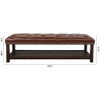 Bedroom End Of Bed Bench Tufted Upholstered End Of Bed Bench End Of Bed Entrance Shoe Bench With Nailhead Trim And Shelf Bedroom Upholstered Leather Bench Living Room Shoe Rack Footstool