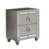 Chloe - Nightstand - Gemstone Silver Chloe - Nightstand - Gemstone Silver