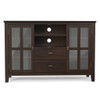 Artisan - Tall TV Media Stand - Dark Chestnut Brown
