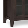 Artisan - Tall TV Media Stand - Dark Chestnut Brown Artisan - Tall TV Media Stand - Dark Chestnut Brown