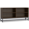 Banting - Low Wide Bookcase - Walnut Brown Banting - Low Wide Bookcase - Walnut Brown