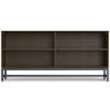 Banting - Low Wide Bookcase - Walnut Brown Banting - Low Wide Bookcase - Walnut Brown