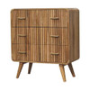 T Bar Ridged Chest - Brown