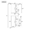 Bathroom Storage Cabinet With Multifunctional Storage Space, Drawer With Slide Rails, Adjustable Shelf