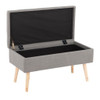 Versatile Storage Contemporary Bench Versatile Storage Contemporary Bench