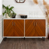 Mid-Century Modern Faux Bookmatch Door Buffet Mid-Century Modern Faux Bookmatch Door Buffet