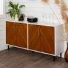 Mid-Century Modern Faux Bookmatch Door Buffet Mid-Century Modern Faux Bookmatch Door Buffet