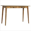 2 Drawer Nordic Writing Desk - Oak 2 Drawer Nordic Writing Desk - Oak