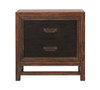Branson - 2 Drawer Nightstand, Two Tone - Brown