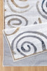 Nova - 2'7" X 7' Area Rug - Multi / White