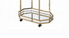 Lacole - Mirrior Serving Cart - Champagne