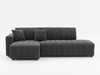 Jessica - Lamb Wool Sectional Sofa With Chaise