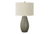 Lighting, Table Lamp, Resin, Contemporary - Gray