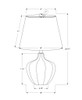 Resin Transitional Lighting, Table Lamp - Cream