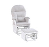 Madison - Glider & Ottoman - White Base
