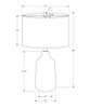 Lighting, Table Lamp, Concrete, Contemporary