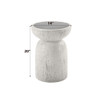 Dylana - Natural Fiber Concrete Accent Table - Gray Dylana - Natural Fiber Concrete Accent Table - Gray