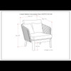 Carmel - Outdoor Conversation Chair - Sand Drift