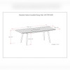 Beachside - Outdoor Extendable Dining Table - Light Teak