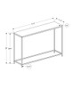 Accent Console Table For Entryway, Stable Support, Contemporary & Modern