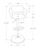Swivel Stool Bar Height, Adjustable Versatile Seating, Contemporary & Modern Swivel Stool Bar Height, Adjustable Versatile Seating, Contemporary & Modern