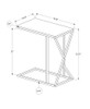 Accent Table C - Shaped, Contemporary & Modern