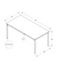 Table, Rectangular, Contemporary & Modern Stylish Design Table, Rectangular, Contemporary & Modern Stylish Design
