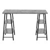 Computer Desk For Home Office, Laptop, Storage Shelves, Contemporary & Modern