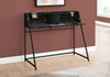 Computer Desk For Home Office, Laptop, Storage Shelves, Marble Look Contemporary & Modern