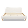 Roman - Curved Headboard Upholstered Platform Bed
