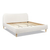 Roman - Curved Headboard Upholstered Platform Bed