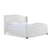 Marcella - Upholstered Shelter Headboard Bed Set