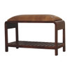 Buffalo - Slatted Square Bench - Brown Buffalo - Slatted Square Bench - Brown