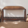Buffalo - Slatted Square Bench - Brown Buffalo - Slatted Square Bench - Brown