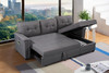 Ashlyn - Reversible Sleeper Sectional Sofa With Storage Chaise, USB Charging Ports And Pocket Ashlyn - Reversible Sleeper Sectional Sofa With Storage Chaise, USB Charging Ports And Pocket