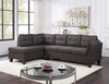 Dalia - Linen Modern Sectional Sofa With Chaise Dalia - Linen Modern Sectional Sofa With Chaise