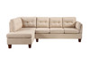 Dalia - Linen Modern Sectional Sofa With Chaise Dalia - Linen Modern Sectional Sofa With Chaise