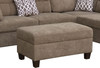 Diego - Fabric Sectional Sofa With Right Facing Chaise, Storage Ottoman, And 2 Accent Pillows Diego - Fabric Sectional Sofa With Right Facing Chaise, Storage Ottoman, And 2 Accent Pillows