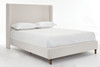 Harper - Tall Headboard Upholstered Bed / High Headboard / Elegant Simplicity / No Box Spring Needed