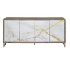 Paavan - Console Cabinet - White / ChampagneChampagne Paavan - Console Cabinet - White / ChampagneChampagne