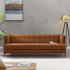 Mara - Tufted Sofa - Cognac / Tan Mara - Tufted Sofa - Cognac / Tan