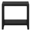 Accent Side Table, Narrow, Small, 2 Tier, Contemporary And Modern