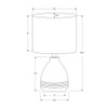 Lighting, Modern Table Lamp - Cream