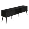 TV Stand, Media Entertainment Center, Storage Cabinet, Console, Storage Shelves, Bedroom, Living Room, Contemporary, Modern - Black