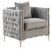 Bayberry - Velvet Chair With 1 Pillow