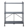 Cordelia - Hand-Brushed Console Table - Black / Bronze