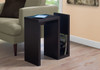 Accent Side Table, Narrow, Small, Contemporary & Modern - Brown