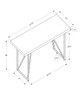 Computer Desk For Home Office Laptop, Contemporary & Modern - White