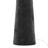 Kona - Contemporary Table Lamp (Set of 2) - Matte Black / Modern Brass / Natural